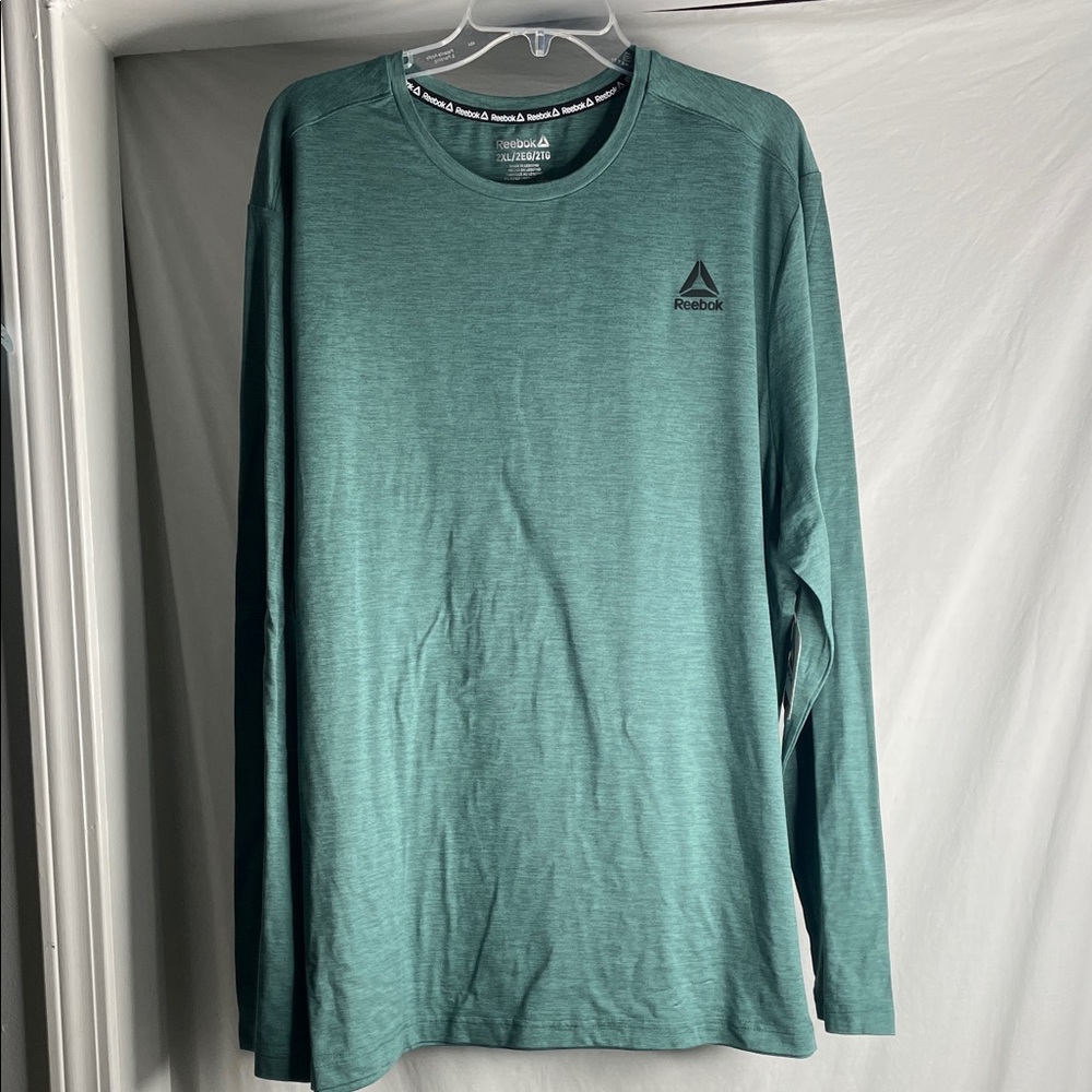 Reebok Green Long Sleeve Shirt new with tags 2XL